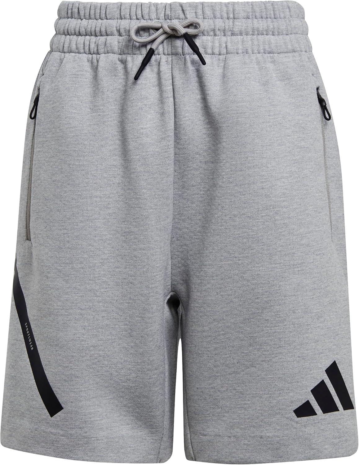 imageadidas Kids Zne ShortsMedium Grey HeatherBlack