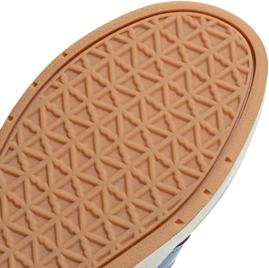 imageadidas UnisexChild Breakbase Elastic Lace ampamp Strap SneakerWhiteBlue FusionBlue