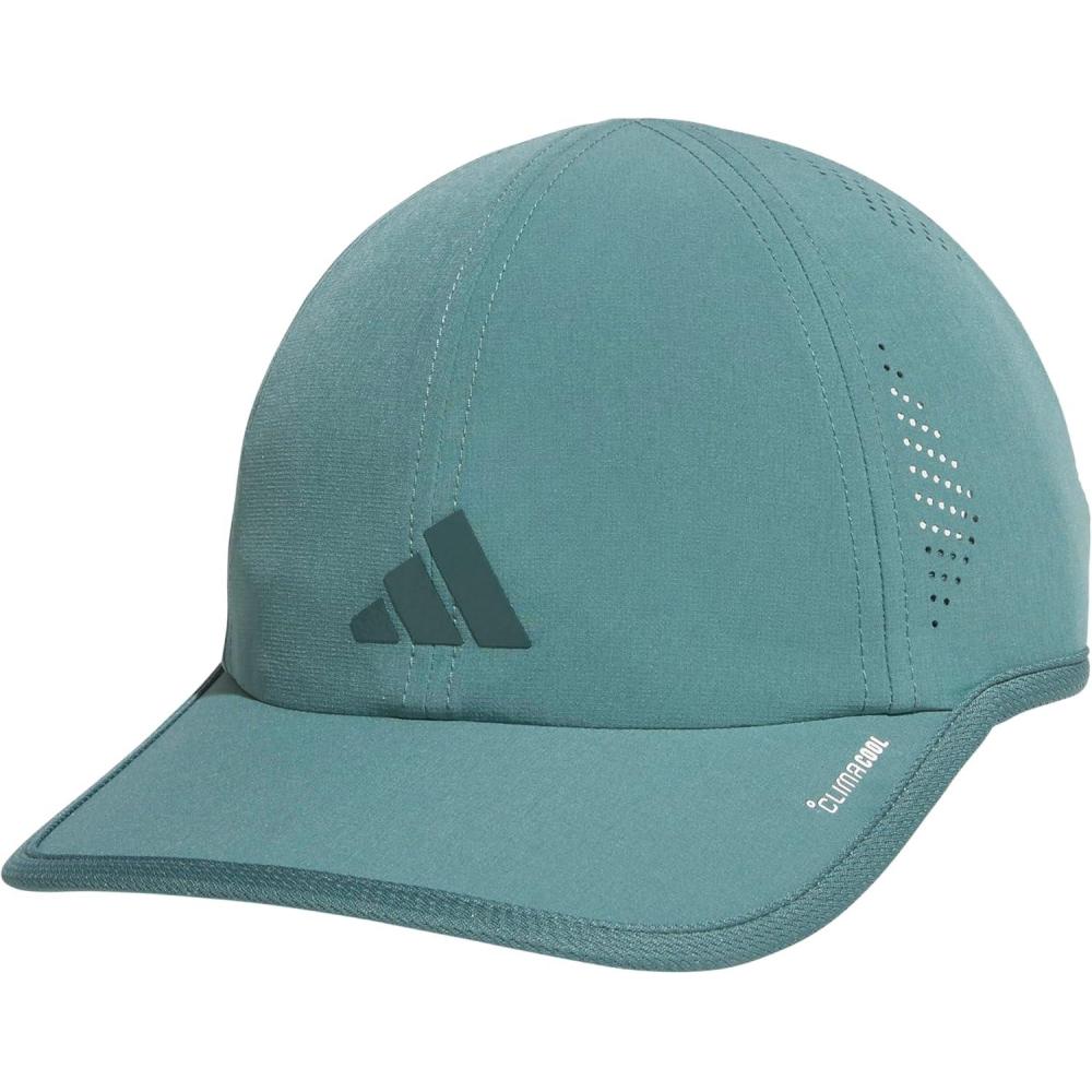 imageAdidas UnisexAdult Superlite Hat  Lightweight Athletic Running Cap for WorkoutsPreloved Teal GreenAurora Green Ivy30