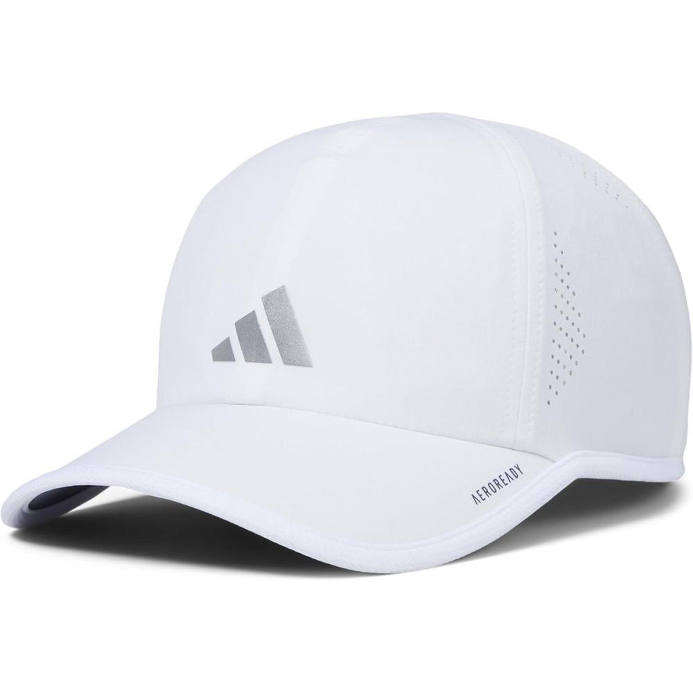 imageAdidas UnisexAdult Superlite Hat  Lightweight Athletic Running Cap for WorkoutsWhiteSilver Metallic30