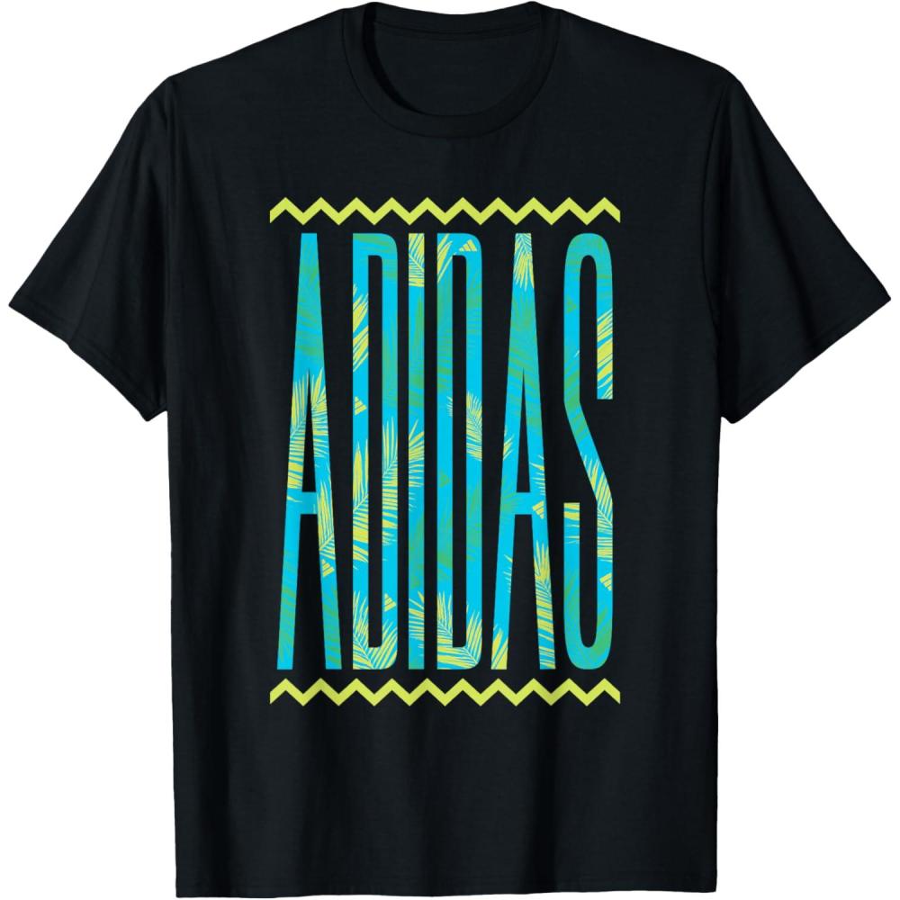 imageadidas Badge of Sport Statement Tropical 90s Graphic TShirtBlack