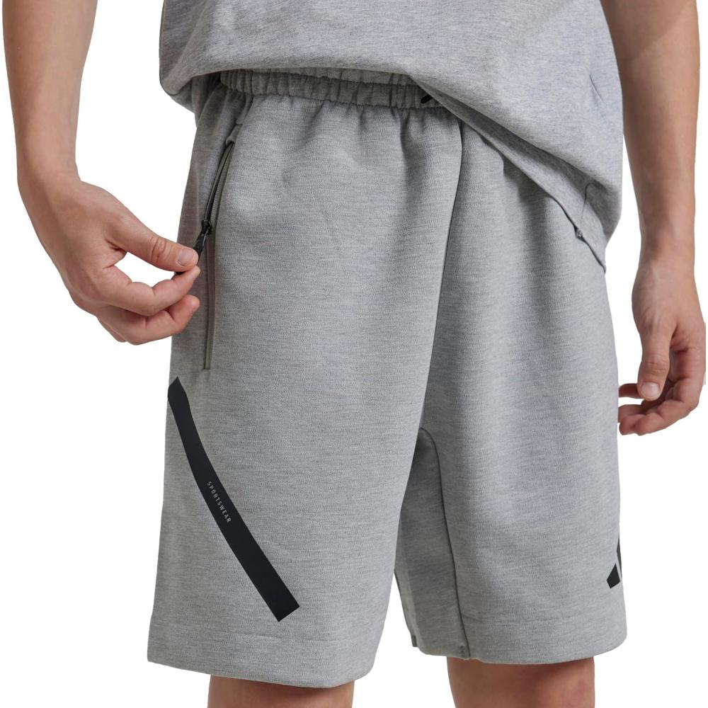 imageadidas Kids Zne ShortsMedium Grey HeatherBlack