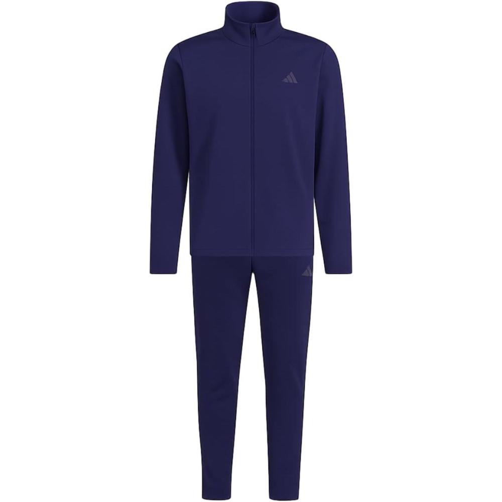 imageadidas Mens Basic 3Stripes Tricot Track SuitPreloved Blue