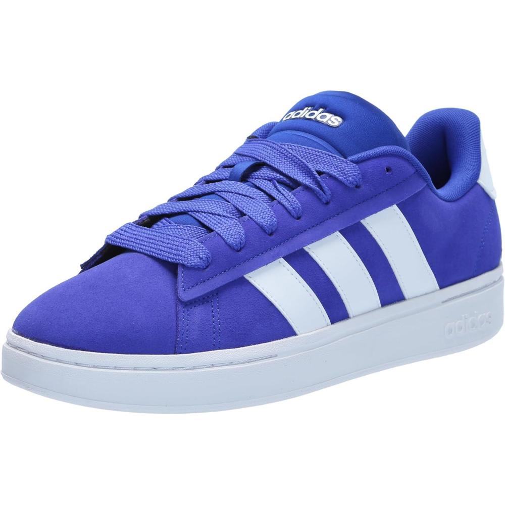 imageadidas Mens Grand Court Alpha 00sLucid BlueWhiteLucid Blue