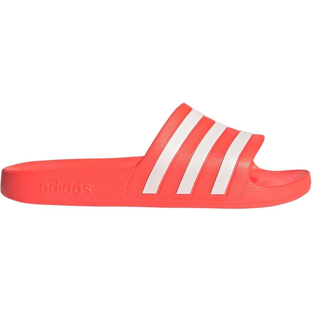 imageadidas Unisex Adult Adilette Aqua Slide SandalSolar RedWhiteSolar Red