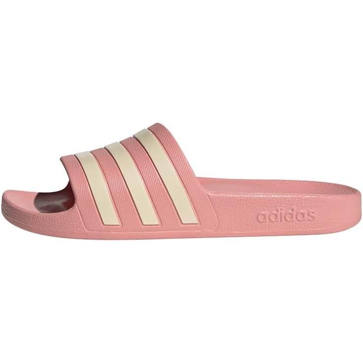 imageadidas Unisex Adult Adilette Aqua Slide SandalWonder Mauve Wonder White Wonder Mauve