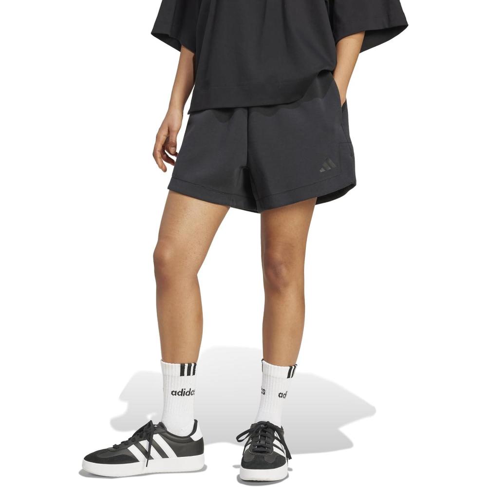 imageadidas Womens All Szn Soft Lux Loose ShortsBlack