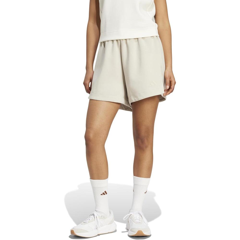imageadidas Womens All Szn Soft Lux Loose ShortsWonder Alumina