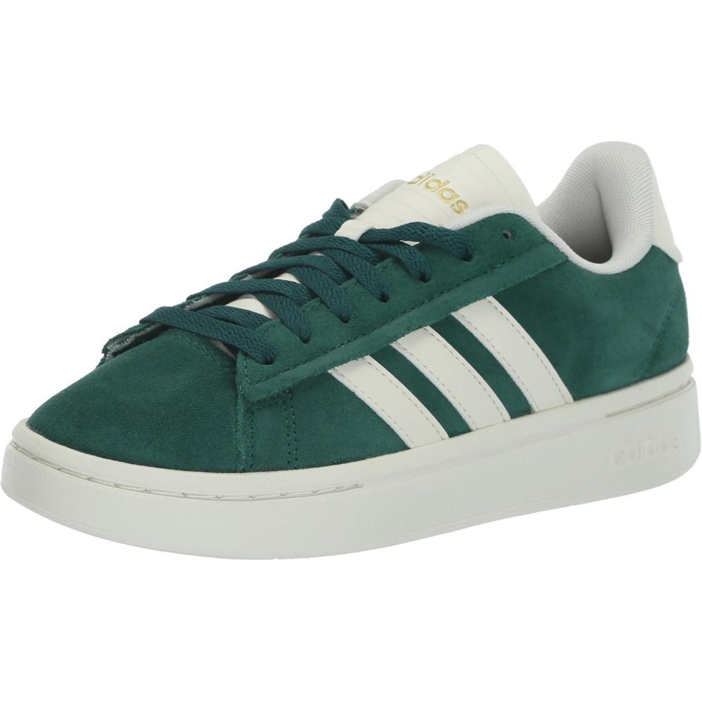 imageadidas Womens Grand Court Alpha 00sCollegiate GreenOff WhiteGold Metallic