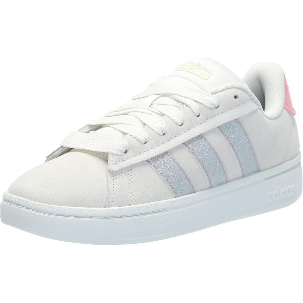 imageadidas Womens Grand Court Alpha 00sOff WhiteSilver MetallicSemi Pink Spark