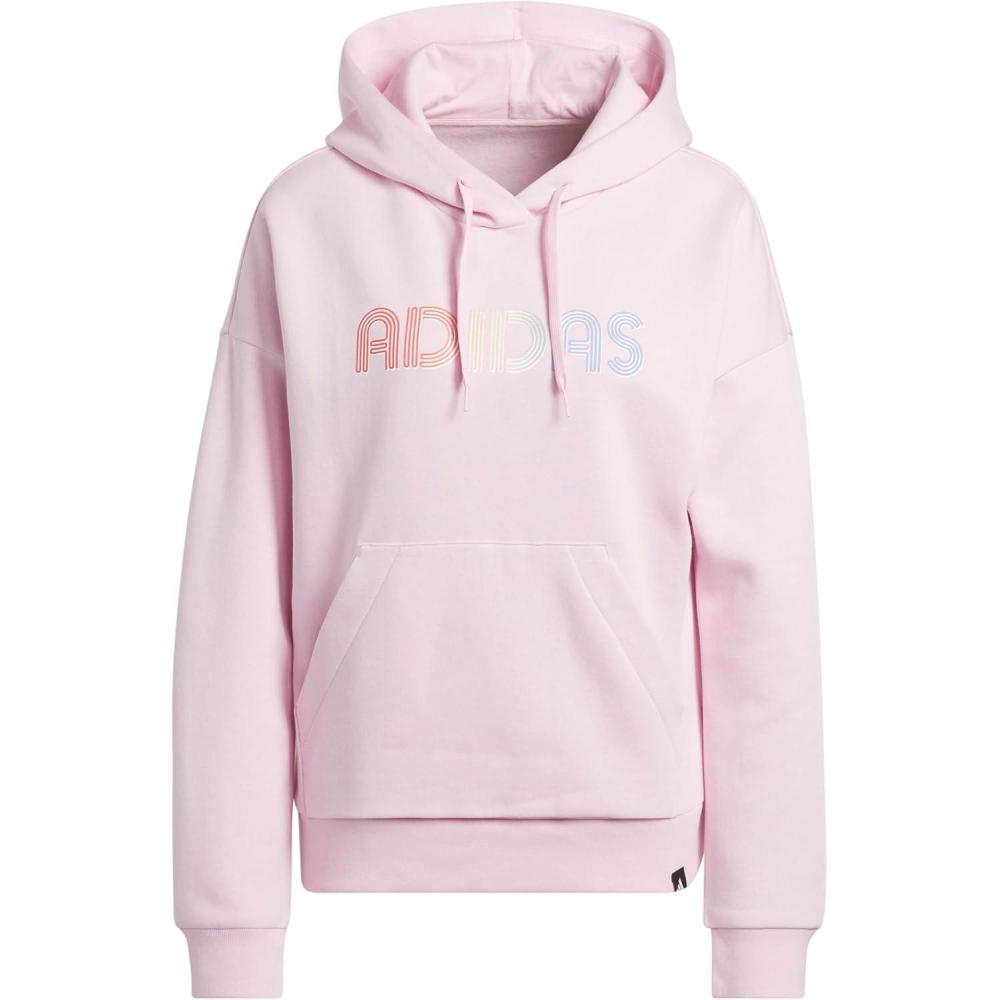 imageadidas Womens Wordmark Graphic HoodieClear Pink