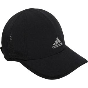 Adidas Unisex-Adult Superlite Hat – Lightweight Athletic Running Cap for Workouts(Black/Silver Reflective/2.0)