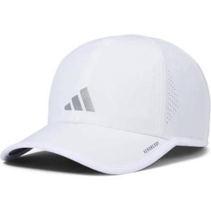 Adidas Unisex-Adult Superlite Hat – Lightweight Athletic Running Cap for Workouts(White/Silver Metallic/3.0)
