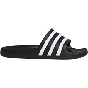 adidas Unisex Adult Adilette Aqua Slide Sandal(Core Black/White/Core Black)