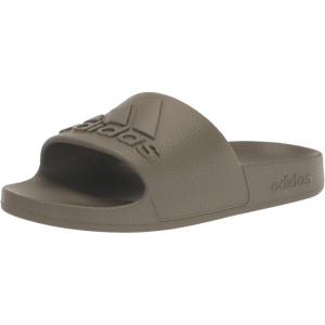 adidas Unisex Adult Adilette Aqua Slide Sandal(Olive Strata/Olive Strata/Olive Strata(2023))
