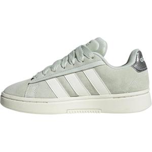 adidas Womens Grand Court Alpha 00s(Linen Green/Off White/Silver Metallic)
