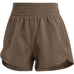 adidas Women’s Pacer Training 3-Stripes Woven High-Rise Shorts(Shadow Olive/Shadow Olive)