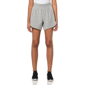 adidas Women’s Pacer Training 3-Stripes Woven High-Rise Shorts(Solid Grey)