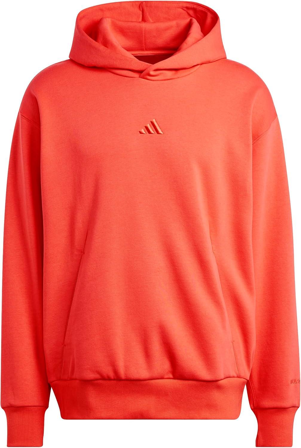 imageadidas Mens All Szn Fleece Loose HoodieBright Red