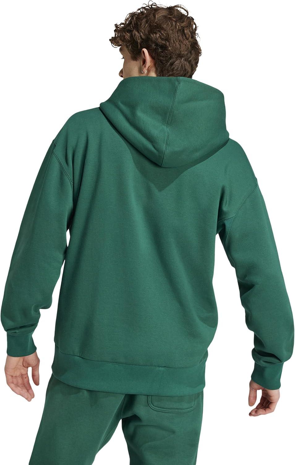 imageadidas Mens All Szn Fleece Loose HoodieCollegiate Green