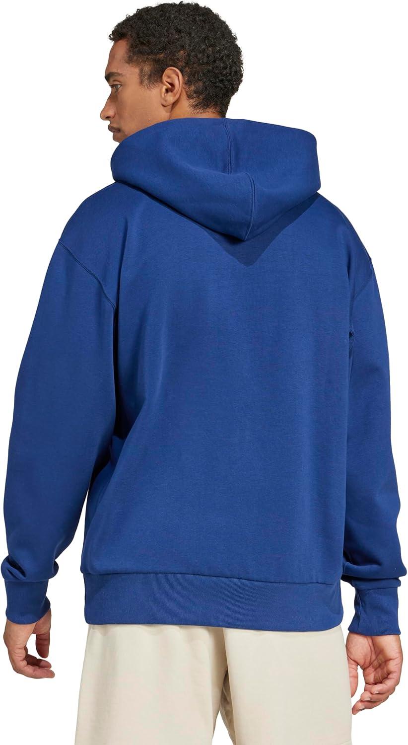 imageadidas Mens All Szn Fleece Loose HoodieDark Blue
