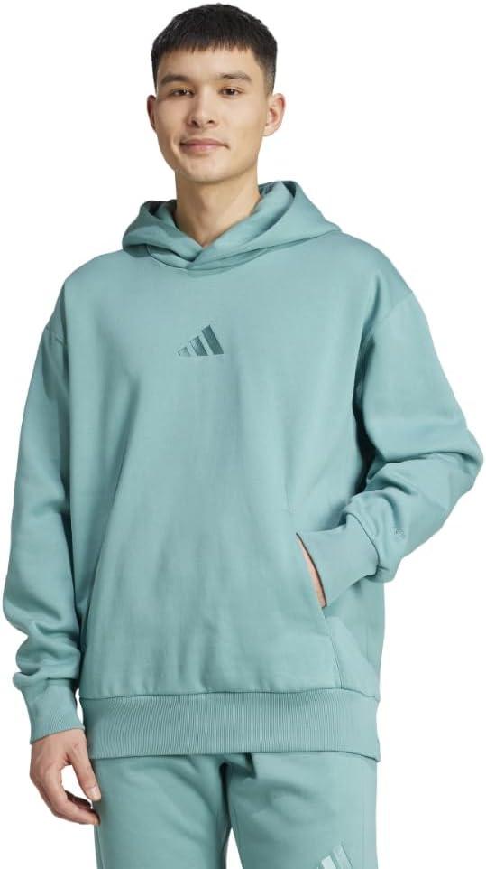 imageadidas Mens All Szn Fleece Loose HoodiePowder Teal