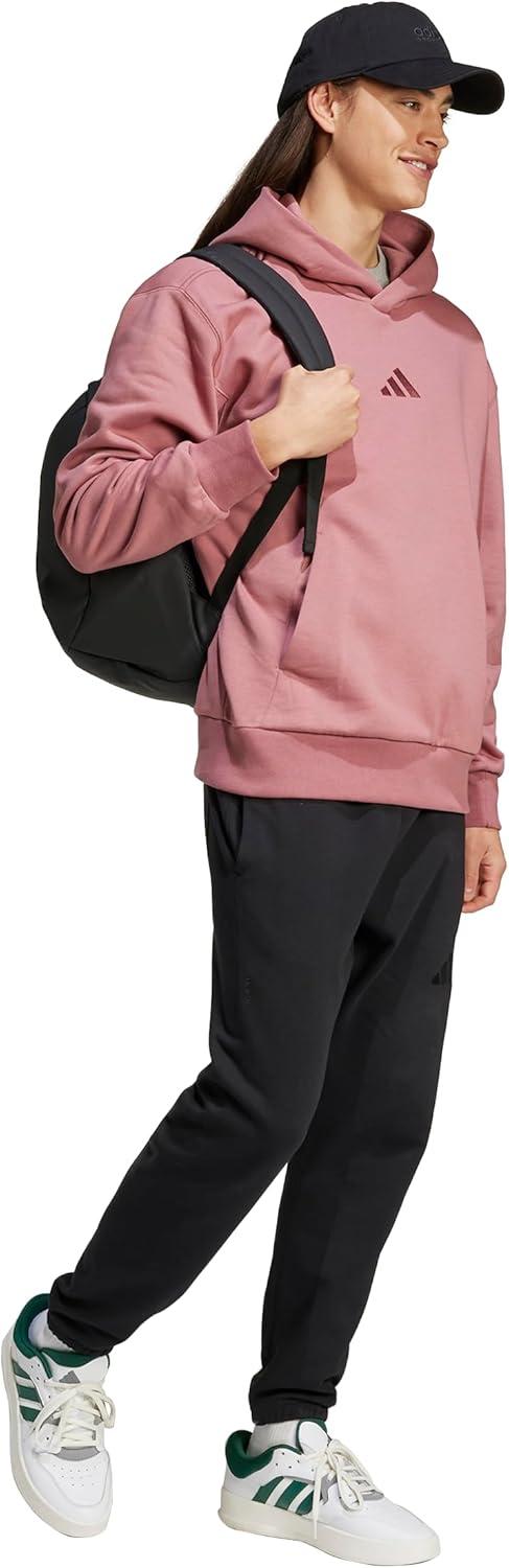 imageadidas Mens All Szn Fleece Loose HoodiePreloved Crimson