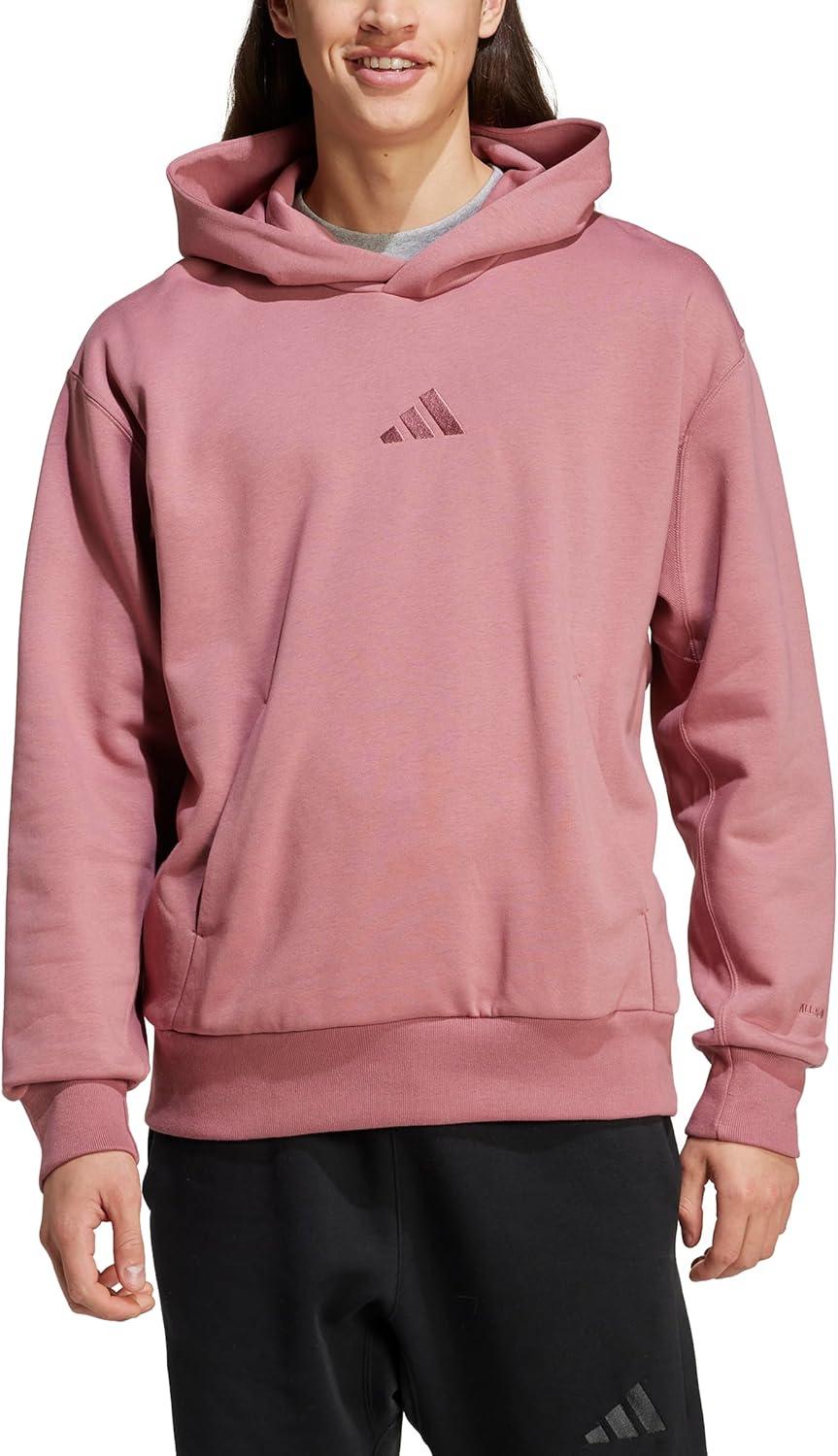 imageadidas Mens All Szn Fleece Loose HoodiePreloved Crimson