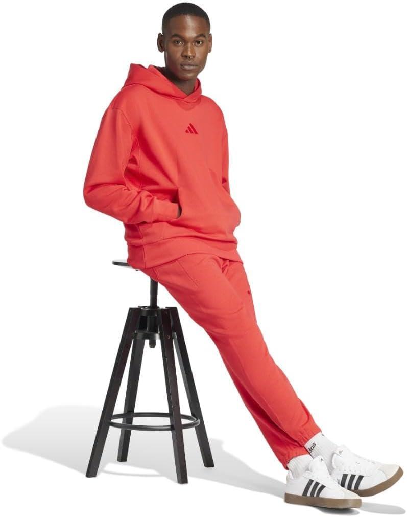 imageadidas Mens All Szn Fleece Loose HoodiePure Ruby