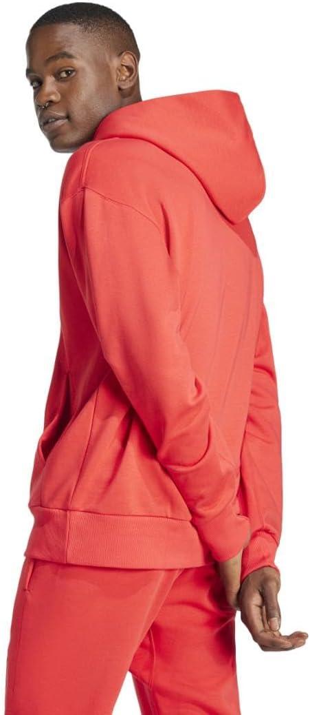 imageadidas Mens All Szn Fleece Loose HoodiePure Ruby