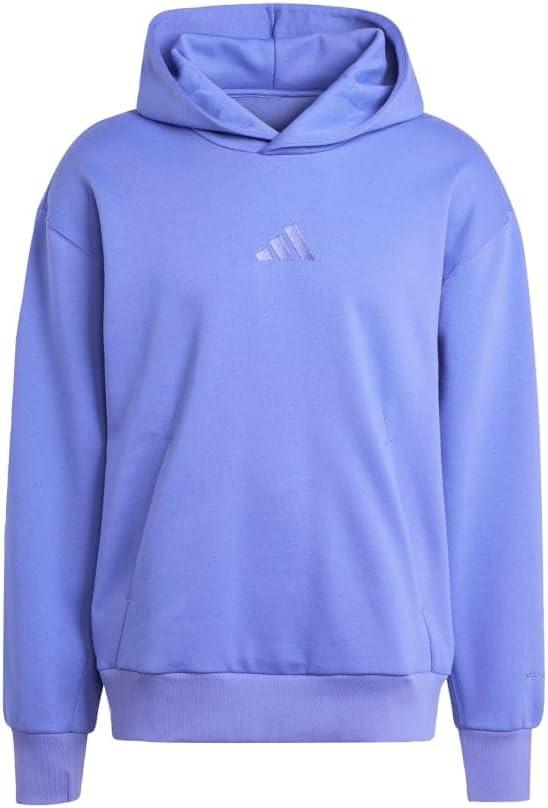 imageadidas Mens All Szn Fleece Loose HoodieSemi Cobalt Blue