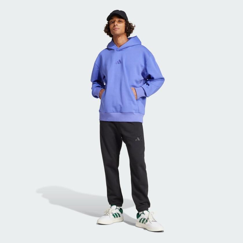 imageadidas Mens All Szn Fleece Loose HoodieSemi Cobalt Blue