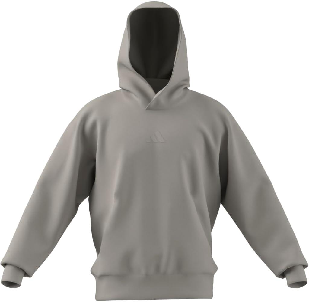 imageadidas Mens All Szn Fleece Loose HoodieWonder Alumina
