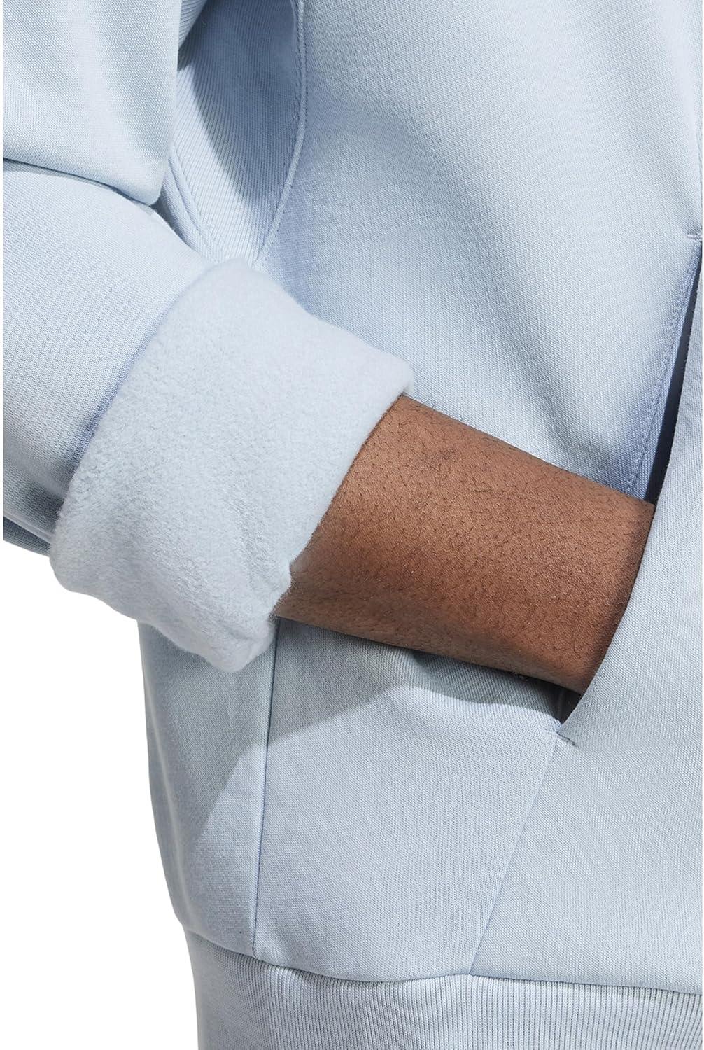 imageadidas Mens All Szn Fleece Loose HoodieWonder Blue