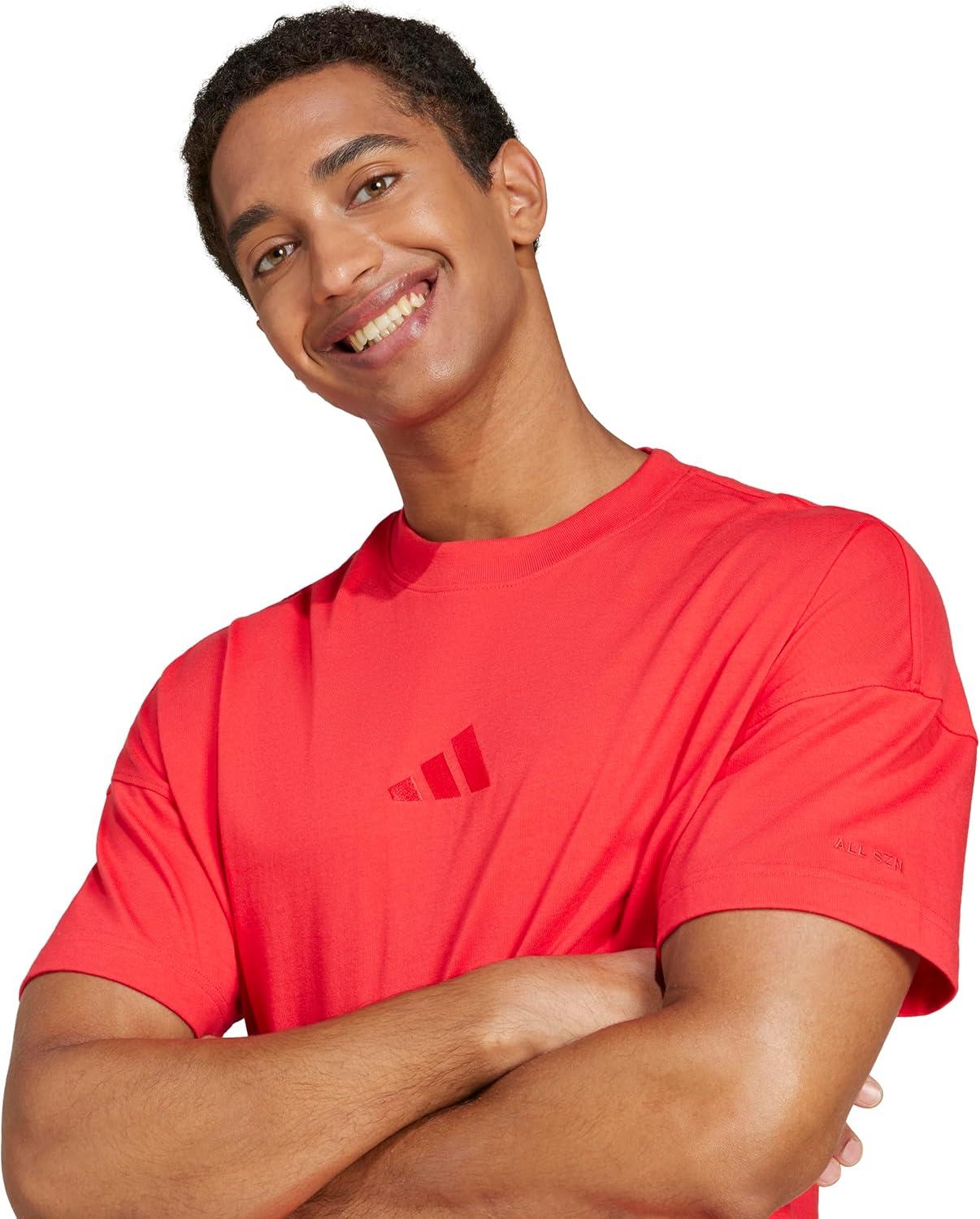 imageadidas Mens All Szn TShirtPure Ruby