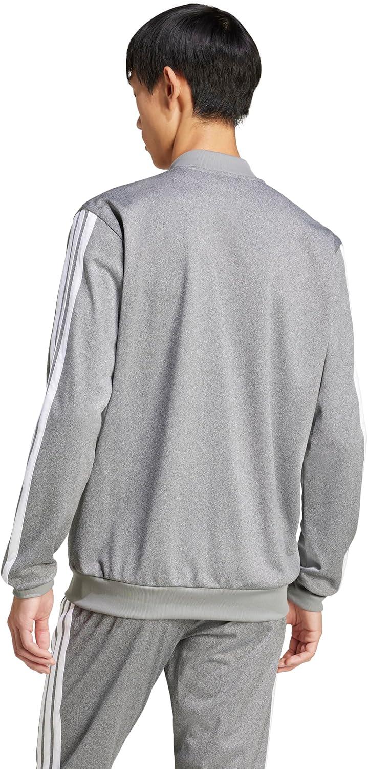 imageadidas Mens Size Tricot Track TopBlack Melange