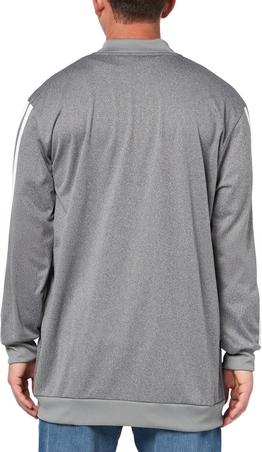 imageadidas Mens Size Tricot Track TopBlack Melange