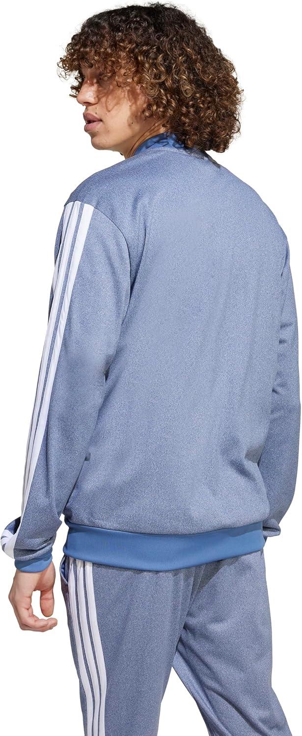 imageadidas Mens Size Tricot Track TopDark Blue Melange