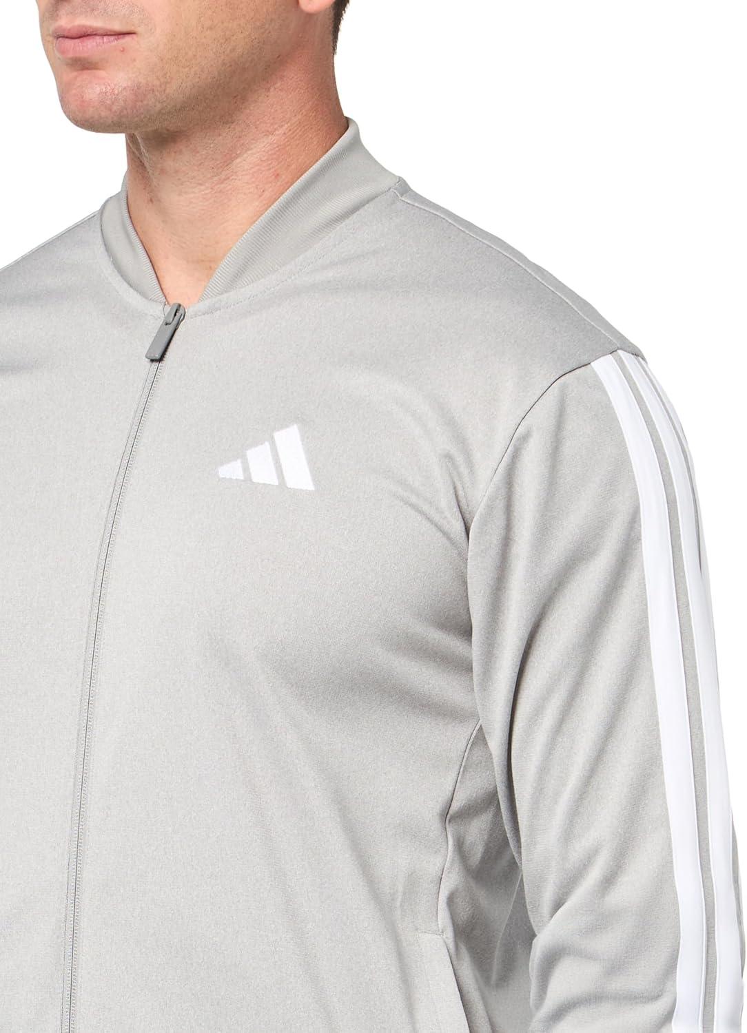 imageadidas Mens Size Tricot Track TopMedium Grey Heather