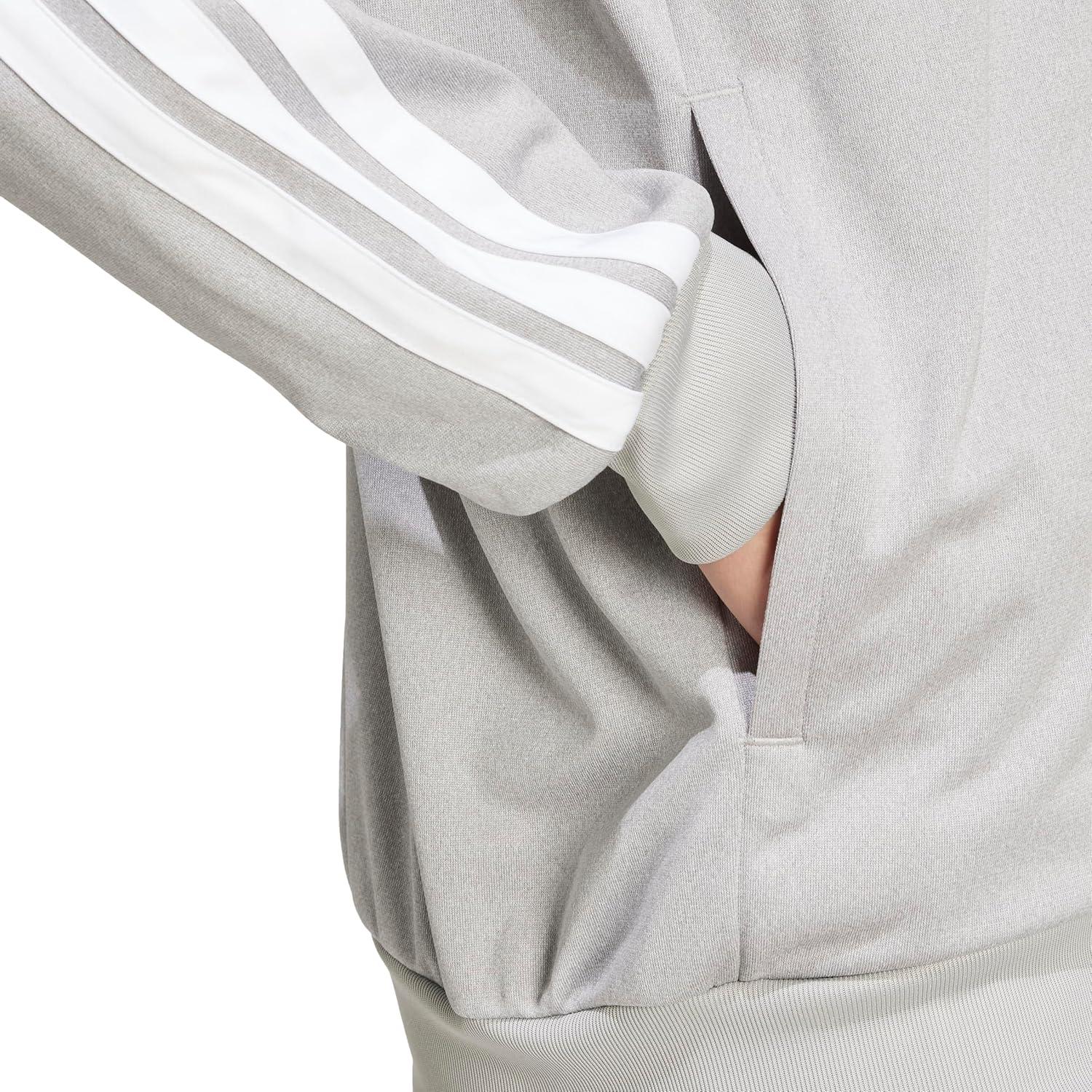 imageadidas Mens Size Tricot Track TopMedium Grey Heather