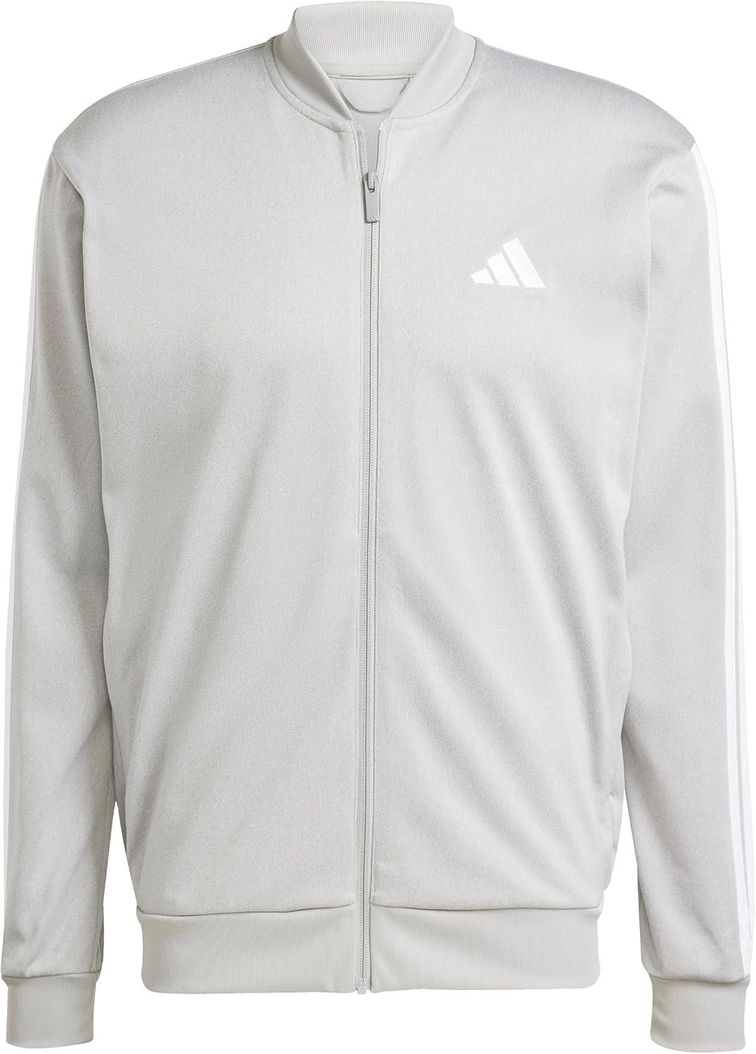 imageadidas Mens Size Tricot Track TopMedium Grey Heather