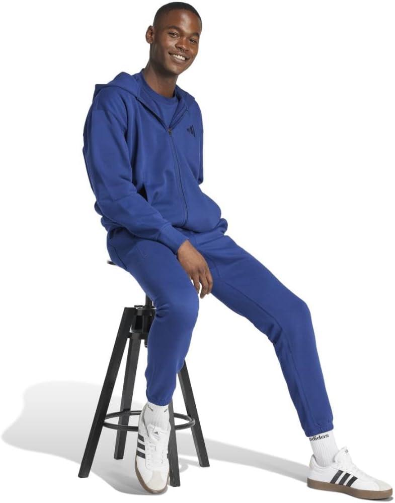 imageadidas Originals Mens All Szn Fleece FullZip Hoodie SweatshirtDark BlueBlue