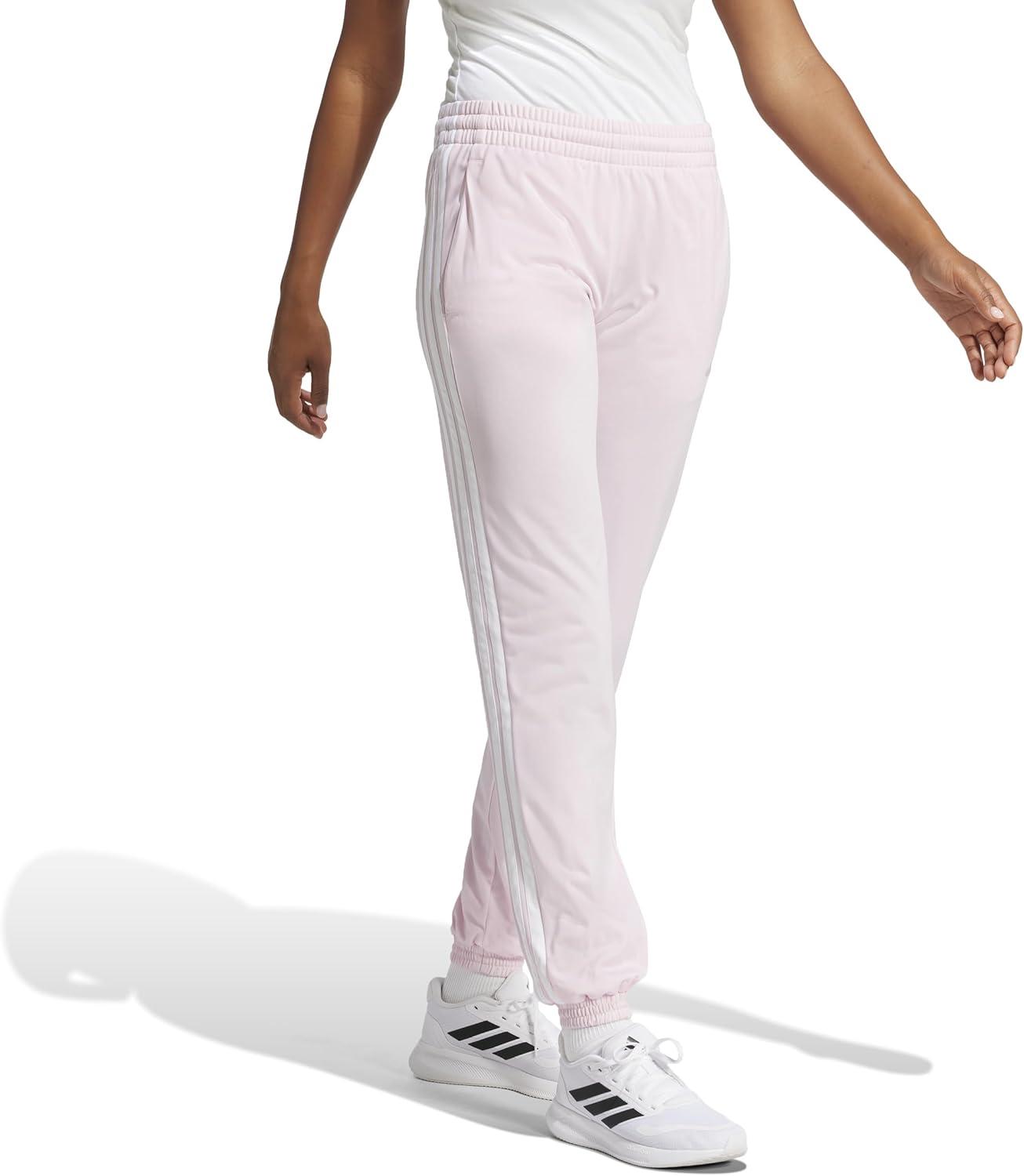 imageadidas Originals Womens Tricot 3Stripes Track PantsClear Pink