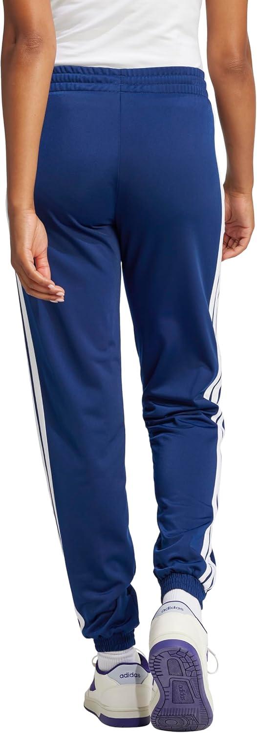 imageadidas Originals Womens Tricot 3Stripes Track PantsDark BlueWhite