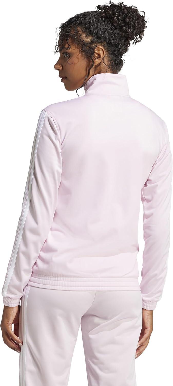 imageadidas Originals Womens Tricot 3Stripes Track Top SweatshirtClear Pink