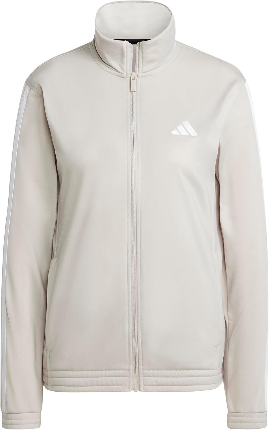 imageadidas Originals Womens Tricot 3Stripes Track Top SweatshirtWonder AluminaWhite