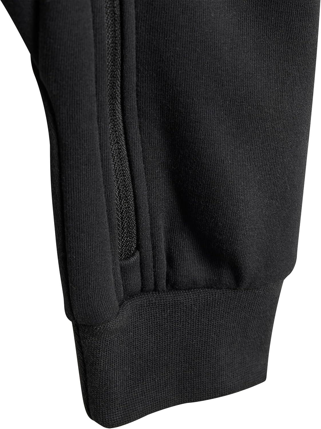 imageadidas Unisex Baby Zne Fullzip Hooded OnesieBlackWhite