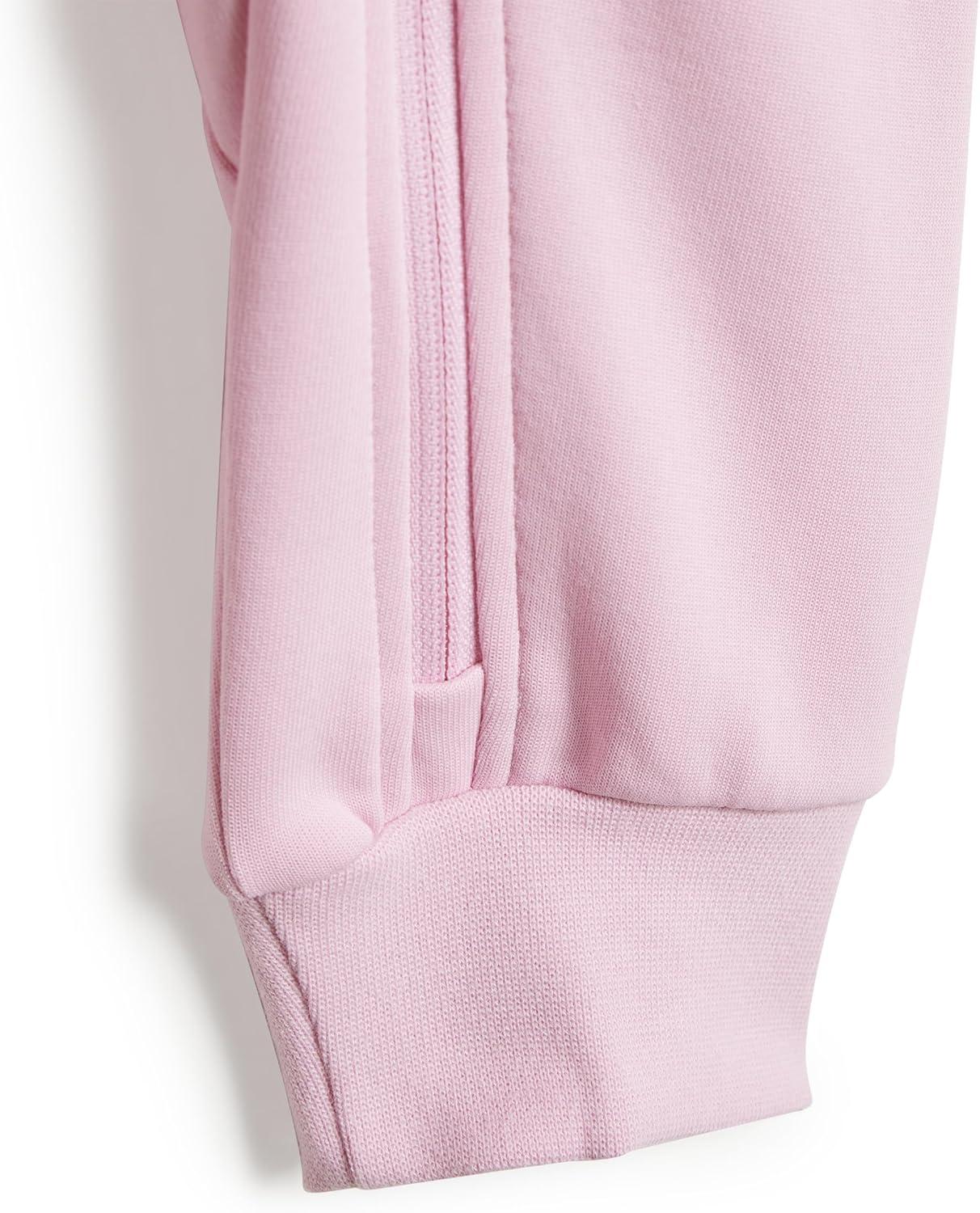 imageadidas Unisex Baby Zne Fullzip Hooded OnesieTrue PinkBlack