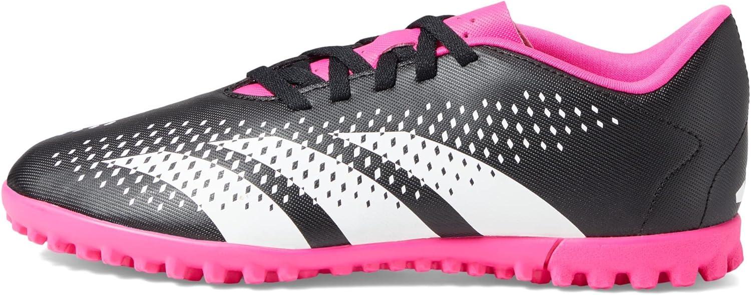 imageadidas Unisex Predator Accuracy4 Turf Flexible Ground Soccer Shoe Kids Soccer CleatBlackWhiteTeam Shock Pink
