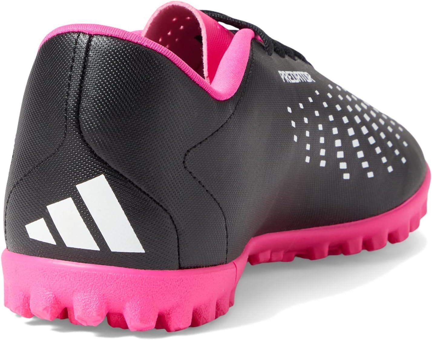 imageadidas Unisex Predator Accuracy4 Turf Flexible Ground Soccer Shoe Kids Soccer CleatBlackWhiteTeam Shock Pink